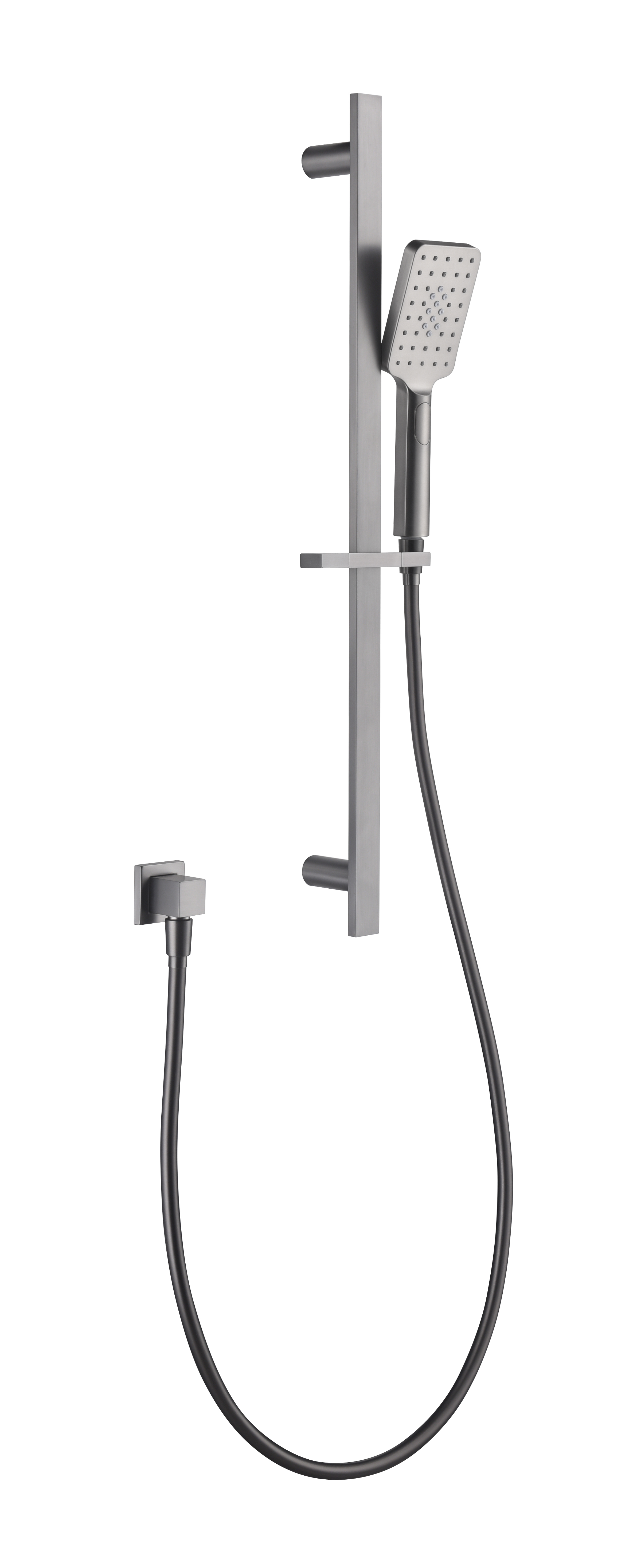 Gunmetal Adjustable Rail Shower Slide kartners